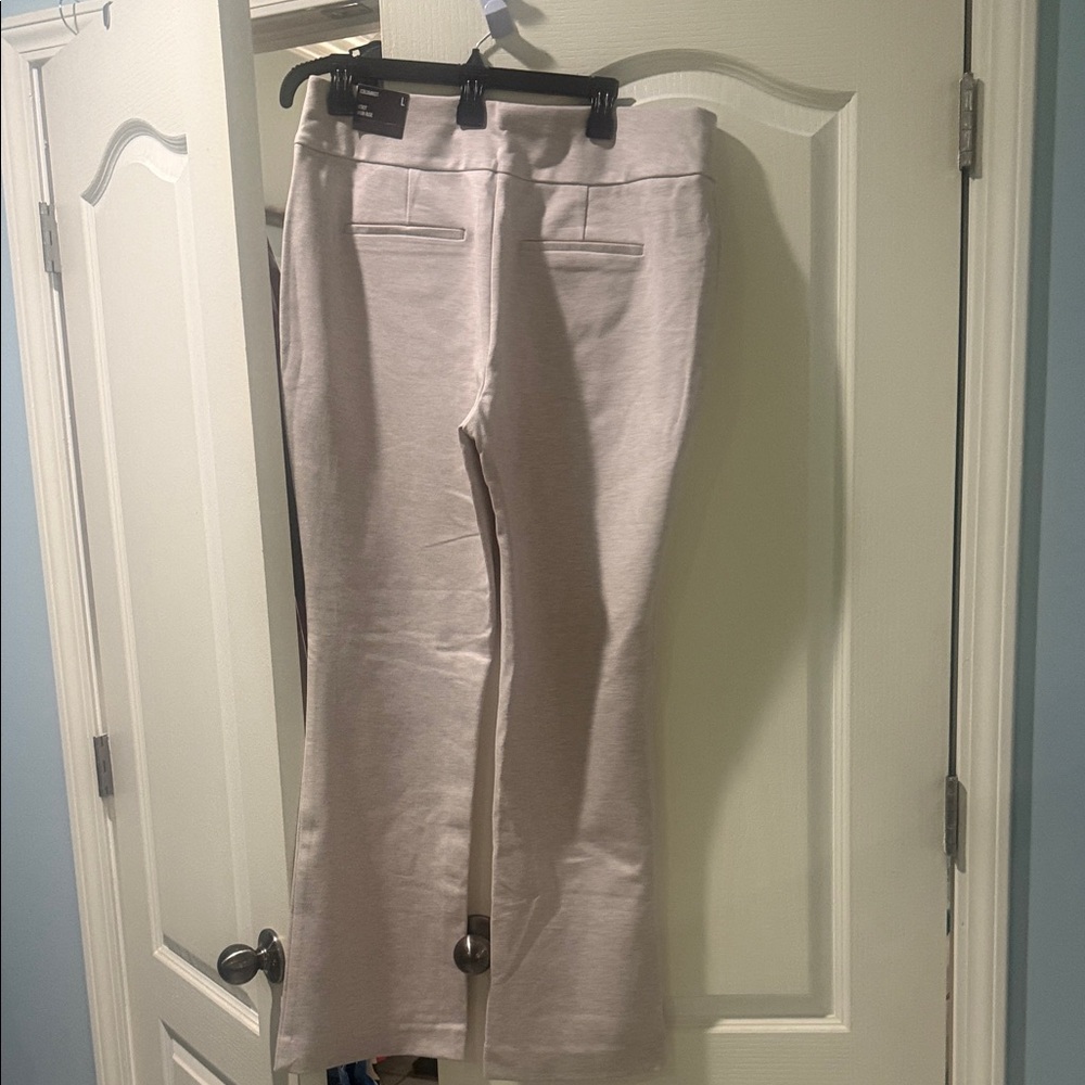 Express Cream Boot Cut Pants
